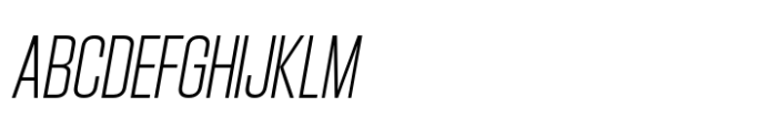 Hype 0900 Light Italic Font UPPERCASE