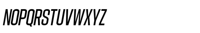 Hype 0900 Medium Italic Font UPPERCASE