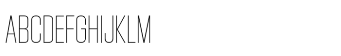 Hype 0900 Thin Font UPPERCASE