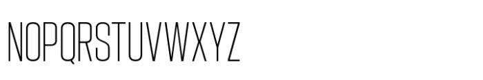 Hype 0900 XLight Font UPPERCASE