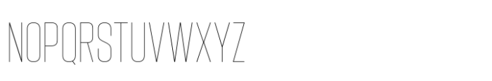 Hype 0900 XThin Font UPPERCASE
