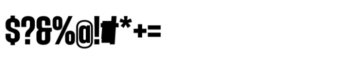 Hype 1000 Black Font OTHER CHARS
