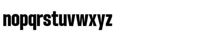 Hype 1000 Black Font LOWERCASE