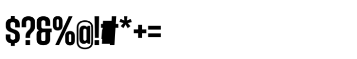 Hype 1000 Bold Font OTHER CHARS