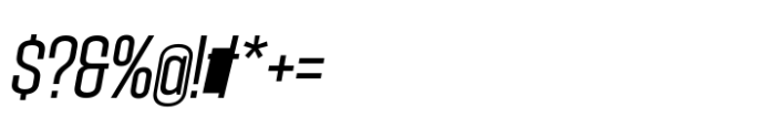 Hype 1000 Italic Font OTHER CHARS
