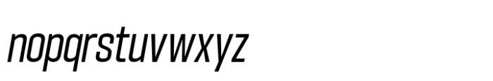 Hype 1000 Italic Font LOWERCASE