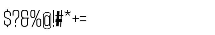 Hype 1000 Light Font OTHER CHARS