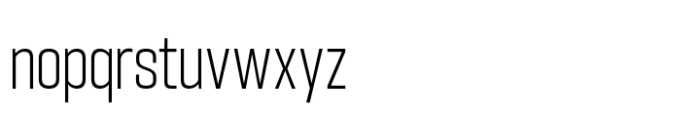 Hype 1000 Light Font LOWERCASE