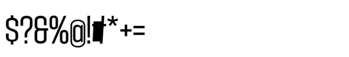Hype 1000 Regular Font OTHER CHARS