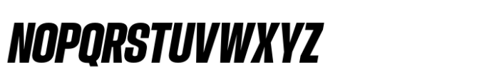 Hype 1000 Ultra Italic Font UPPERCASE