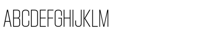 Hype 1000 XLight Font UPPERCASE
