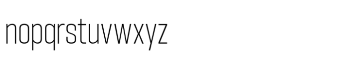 Hype 1000 XLight Font LOWERCASE