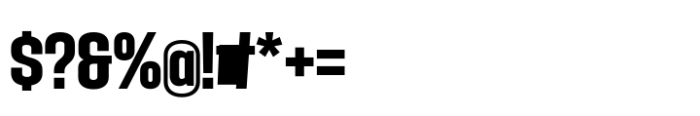Hype 1100 Black Font OTHER CHARS