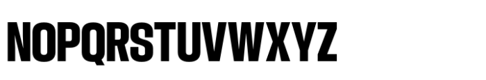 Hype 1100 Black Font UPPERCASE