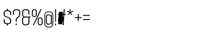 Hype 1100 Light Font OTHER CHARS