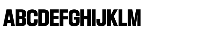 Hype 1200 Black Font UPPERCASE