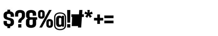 Hype 1200 Bold Font OTHER CHARS