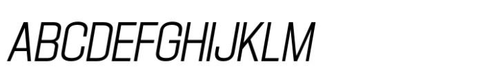 Hype 1200 Book Italic Font UPPERCASE