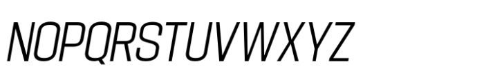 Hype 1200 Book Italic Font UPPERCASE