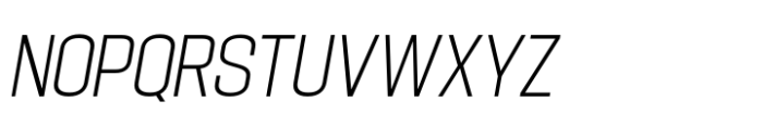 Hype 1200 Light Italic Font UPPERCASE