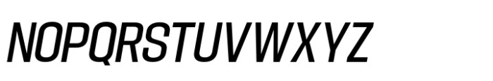 Hype 1200 Medium Italic Font UPPERCASE