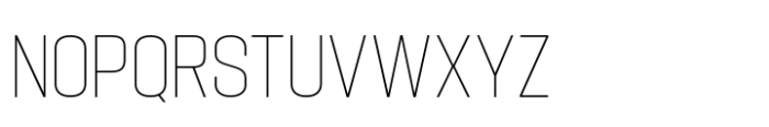 Hype 1200 Thin Font UPPERCASE