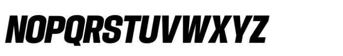 Hype 1200 Ultra Italic Font UPPERCASE