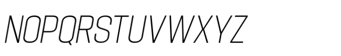 Hype 1200 XLight Italic Font UPPERCASE