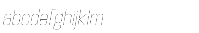 Hype 1200 XThin Italic FONT