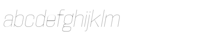 Hype 1300 Hairline Italic FONT
