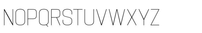 Hype 1300 Thin Font UPPERCASE