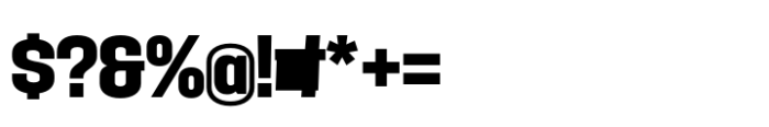 Hype 1300 Ultra Font OTHER CHARS