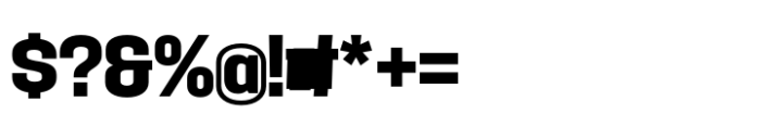 Hype 1400 Black Font OTHER CHARS