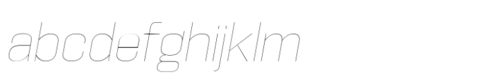 Hype 1400 Hairline Italic FONT