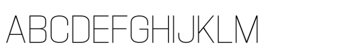 Hype 1400 Thin Font UPPERCASE