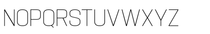 Hype 1400 Thin Font UPPERCASE