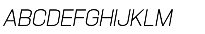 Hype 1500 Light Italic Font UPPERCASE