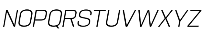 Hype 1500 Light Italic Font UPPERCASE