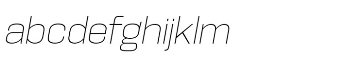Hype 1500 Thin Italic FONT