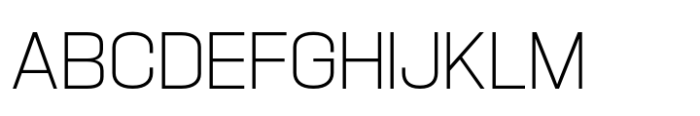 Hype 1500 XLight Font UPPERCASE