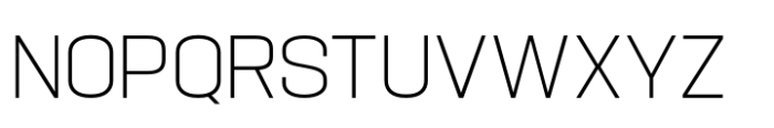 Hype 1500 XLight Font UPPERCASE