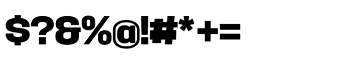 Hype 1600 Black Font OTHER CHARS
