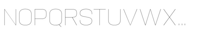 Hype 1600 Hairline Font UPPERCASE