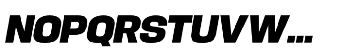 Hype 1600 Ultra Italic Font UPPERCASE