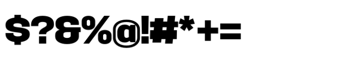 Hype 1600 Ultra Font OTHER CHARS