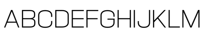 Hype 1600 XLight Font UPPERCASE