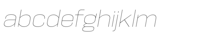 Hype 1600 XThin Italic FONT