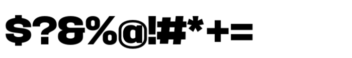 Hype 1700 Black Font OTHER CHARS