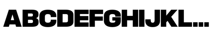 Hype 1700 Black Font UPPERCASE