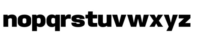 Hype 1700 Black Font LOWERCASE